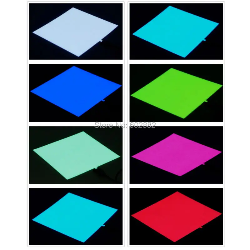 Светодиодная панель 10x10 см подсветка EL + (доступно 7 цветов) инвертор 12 В|led backlight