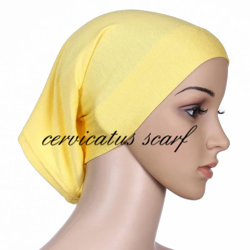 Мусульманская мягкая женская шапка хиджаб шапка головной убор Джерси шарф шарфы обертывания быстрая Премиум Materail