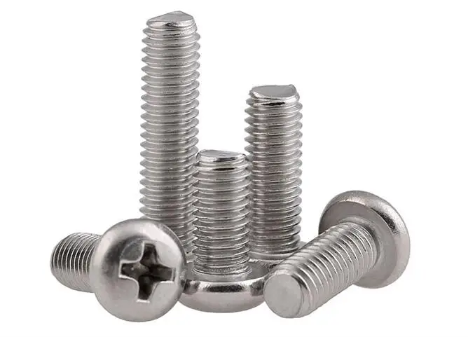 

M2 Screws Stainless Phillips Pan Head Round Cross Recessed Screws Machine Bolt Stainless Steel 304 Metric