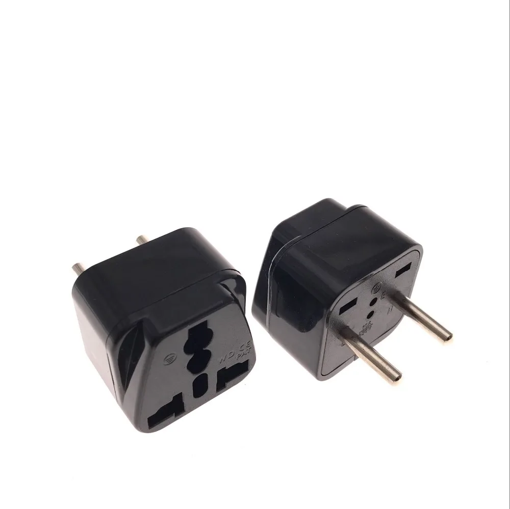

Europe Italy Swiss Male Plug To Universal US plug Taiwan Japan Australia Female Plug Travel AC Power Adapter Connector Charge