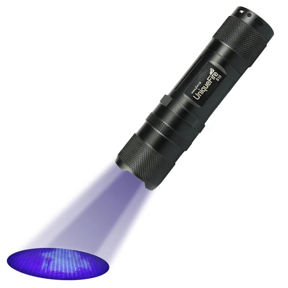 UniqueFire Money Detector Flashlight 365 nm UV Led Ultraviolet MINI Flashlight 1 Mode Suitable