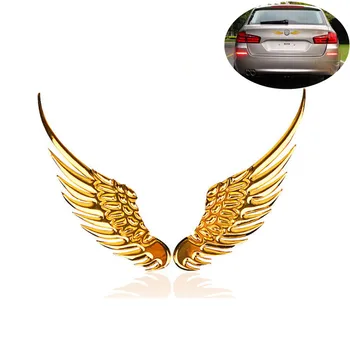 

1 Pair Car Styling 3D Wings Car Sticker Car Accessories for Mercedes Benz A180 A200 A260 W203 W210 W211 AMG W204 C E S CLS CLK