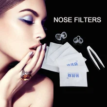 Удобный нос Невидимый нос фильтры против загрязнения воздуха пыльца маска против аллергии съемный нос Пылезащитный фильтр носа и круглой формы