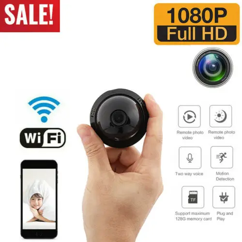 Мини беспроводная WIFI ip камера HD 1080P умная домашняя безопасности ночного видения