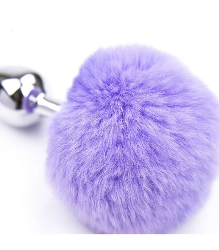 6 Color Small Size Metal Rabbit Tail Anal Plug Stainless Steel Bunny Tail Butt Plug Anal Toys Sex products for Women2_