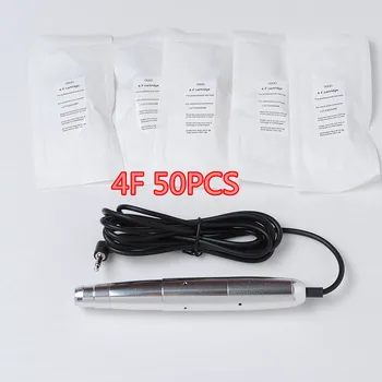 

50pcs 4F needles Permanent Makeup Tattoo Eyebrow Lips needles Sterilization Package NEEDLE