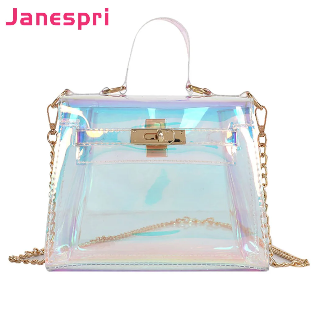 Buy 2018 Brand New Jelly Women Transparent Handbags