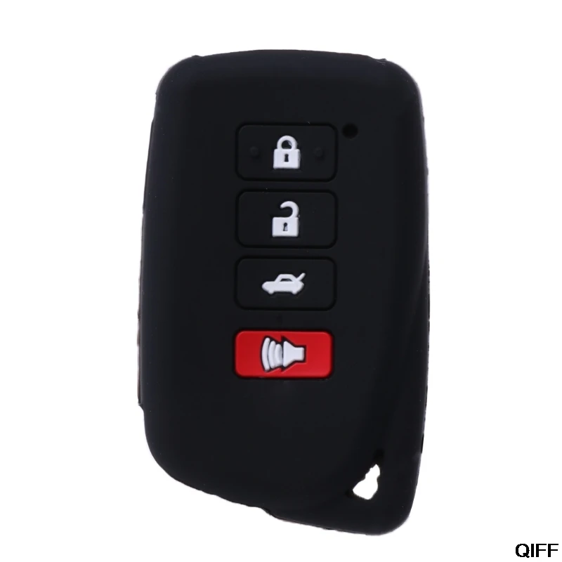 

4 Buttons Silicone Car Key Fob Cover Case For Lexus NX 200 NX300H RX 350 450 H May06