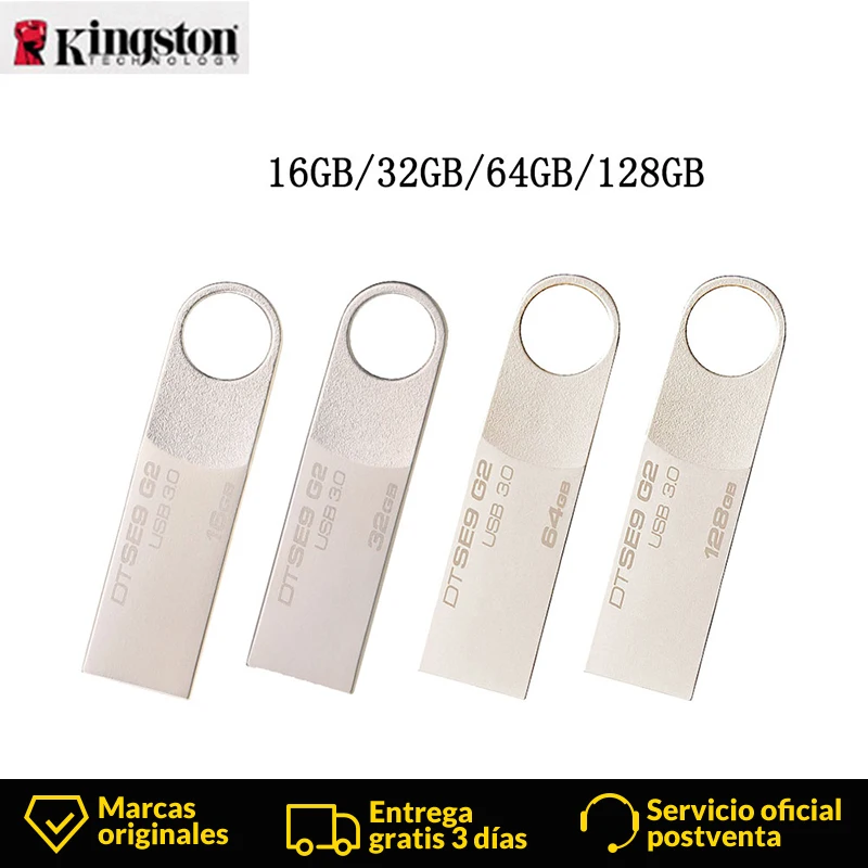 Лучший Kingston DataTraveler SE9 G2 USB флэш диск мини Прыжок 16 GB 32 GB 64 GB 128 GB монолитным металла usb накопитель памяти флэш диск U