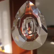 Цельный sale102pcs/лот 63 мм Хрустальная Призма для подвешивания частей стеклянная подвеска длинная капля хрустальная люстра части