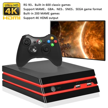 

8pcs HDMI Video Game Console With 2.4G Wireless Controller 600 Classic Games For GBA Family TV Retro Handheld Game Console