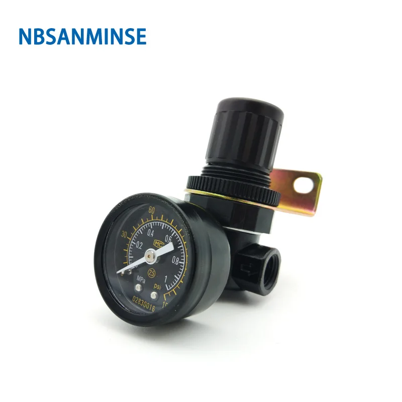 

NAR200 Piston Type Regulator G 1/4" Port Size Pneumatic Air Parts Source Treatment Unit High Quality Samin
