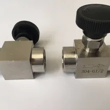 1 шт. 1/"-1" BSP Женский 304 нержавеющая сталь контроль потока запорный игольчатый клапан 915 PSI вода газ масло