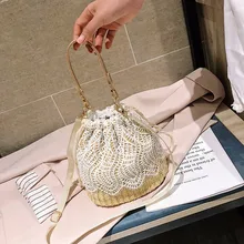 Женские сумки модные однотонные кружевные сумки на плечо Тканые Пляжные Сумки taschen женские bolsa masculina sac femme sac bandouliere femme