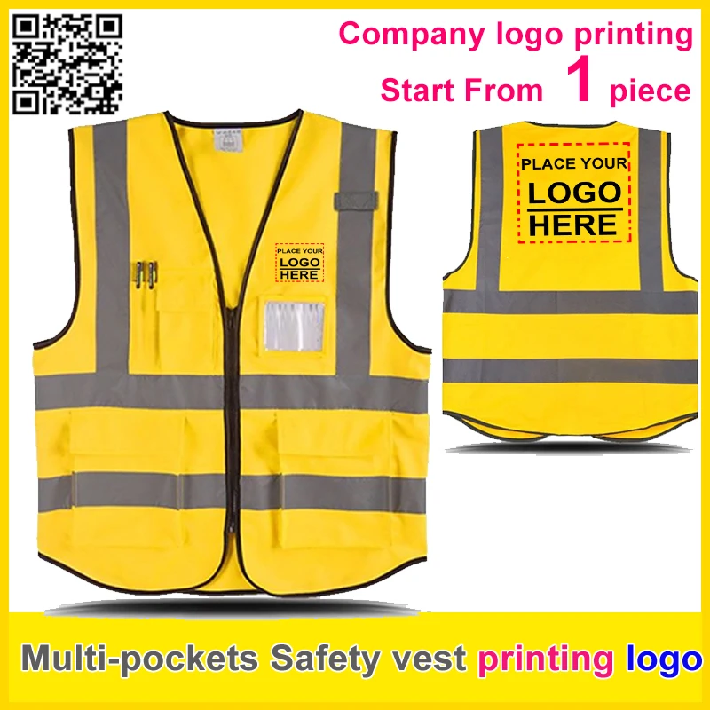 SPARDWEAR Custom company uniform printing logo Multi pockets Safety
