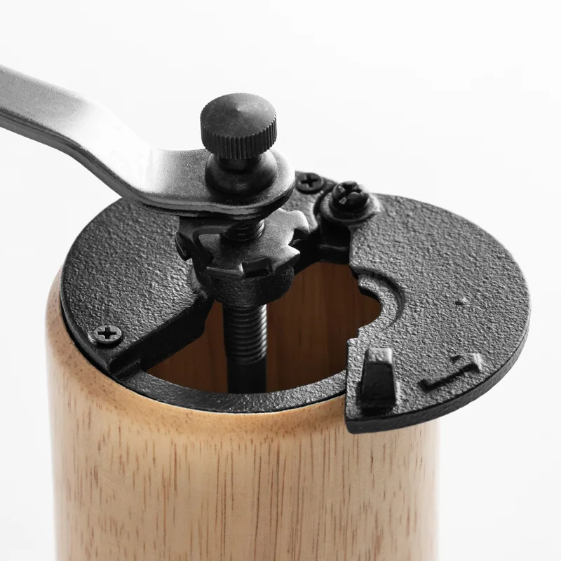  Rubber Wood Coffee Grinder Mini Hand Manual Handmade Coffee Bean Burr Grinders Mill Kitchen Tool Cr - 33000694717