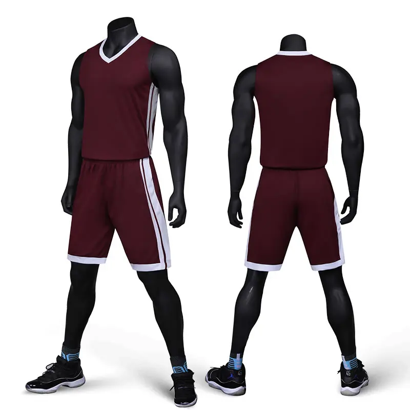 Летние мужские ретро баскетбольные тренировочные костюмы для мужчин, для взрослых, командная форма, для колледжа, соревнований, тренировочный костюм, майка с принтом «сделай сам» - Цвет: 05
