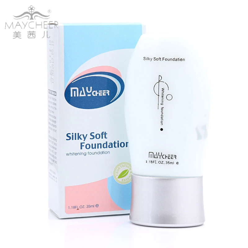 

MAYCHEER 4 Colors Soft Matte Long Wear Foundation Liquid Face Makeup Coverage Foundation Naturally Oil-controlling Cream