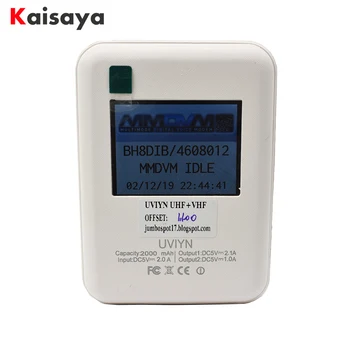 

DXIYN UV Wifi Repeater Function Digital Hotsopt MMDVM+LCD display support DMR P25 YSF QSO bulit in 2000mah 18650 Battery B3-001