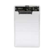 2,5 дюймов USB 3,0 SATA HD коробка HDD жесткий диск Внешний корпус HDD прозрачный корпус инструмент бесплатно 5 Гбит/с Поддержка 2 ТБ HDD