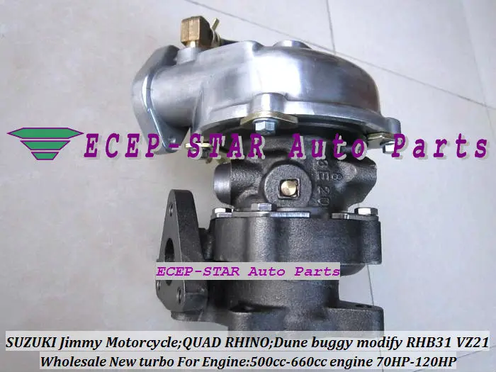 RHB31 VZ21 13900-62D51 Turbo для SUZUKI Jimny Альто работает Briggs Stratton 500-660cc мотоцикл QUAD носорог; багги для езды по песку 70HP-120HP