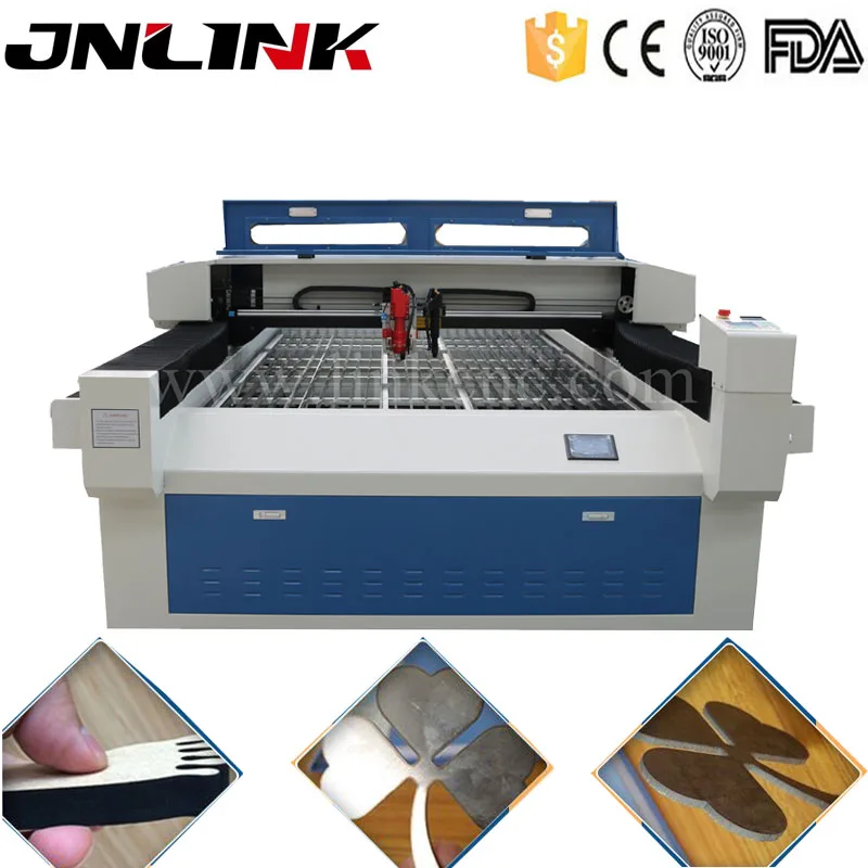JNLINK brand 1325 1530 laser cut wood laser cutter for metal 130w 150w