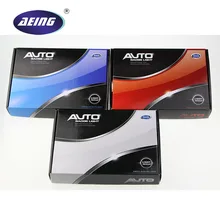 Aeing 1 peça 4d branco vermelho azul led estilo do carro estacionamento logotipo emblema traseiro conduziu a lâmpada de luz para vw/toyota/ford todos os carros modelo