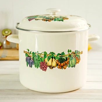 

26CM 9L layer thick enamel pot stew pot cooker Chinese shipping