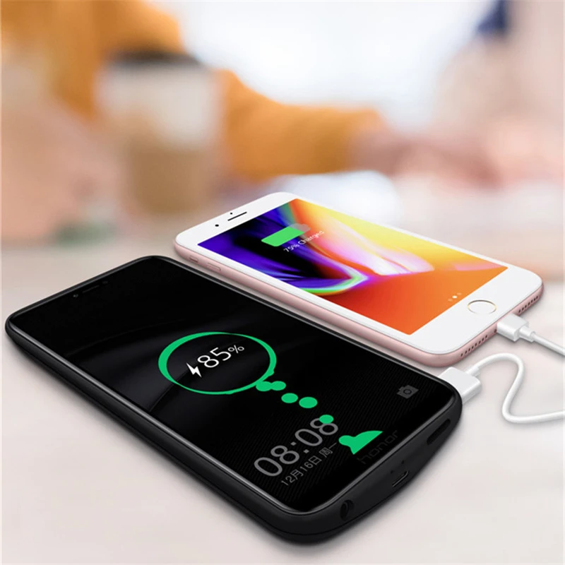 SPCASE 5000 мАч Портативный Батарея Зарядное устройство чехол для huawei Honor Play