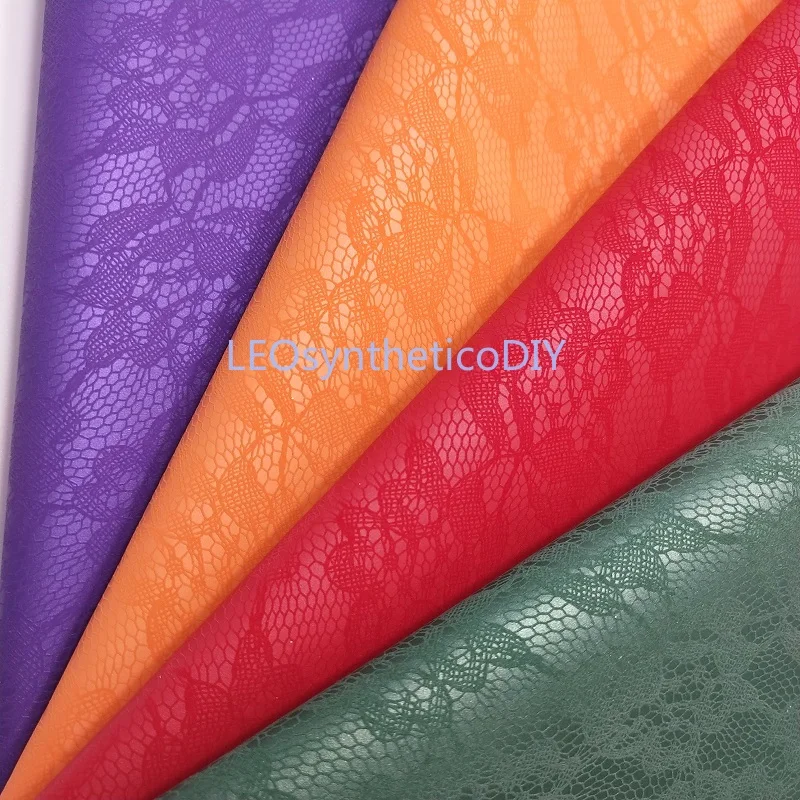 

1PC 21X29CM Faux Leather Fabric, Lace Synthetic Leather, Faux Leather Sheets For Bows LEOsyntheticoDIY T212