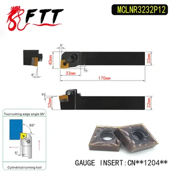

MCLNR3232P12 95 Degree External Turning Lathe Bar Tool Holder For CNMG120404 CNMG120408 Used on CNC Lathe Machine