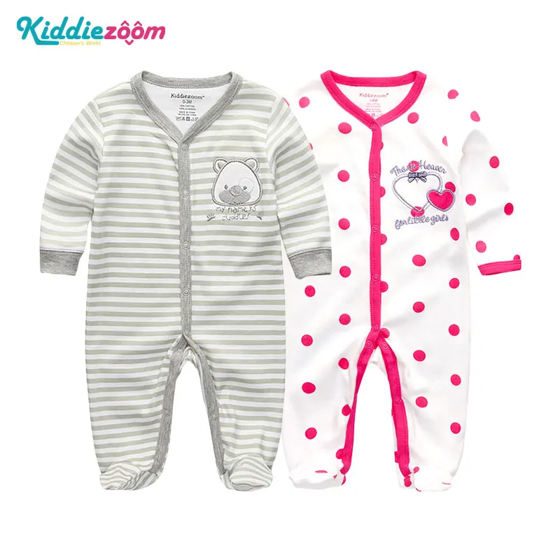 Для маленьких девочек одежда Богемный комплект Roupa recem nascido Комбинезон с длинными