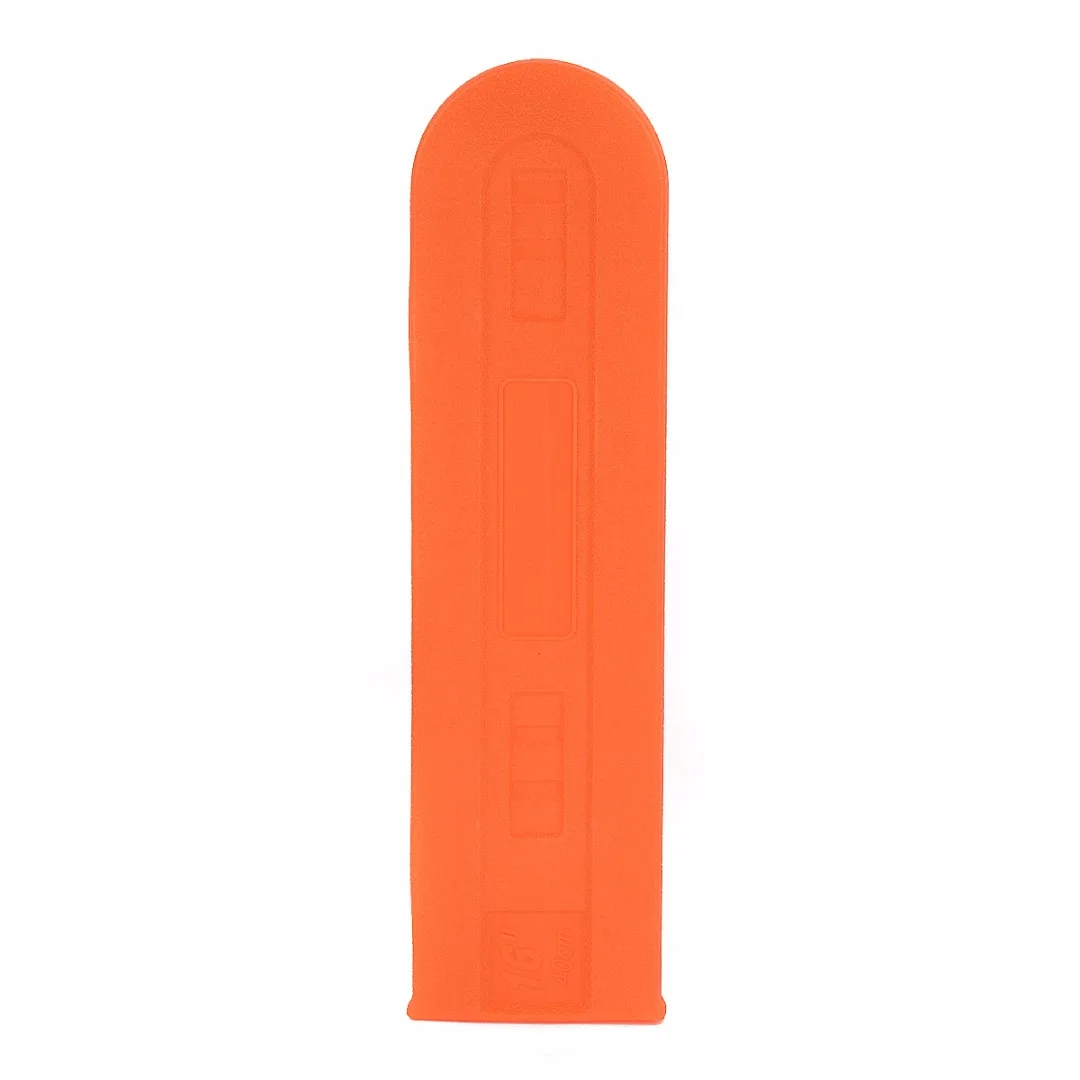 Mayitr 14 / 16'' Inch Chainsaw Bar Cover Scabbard Protector Universal Guide Plate Set Orange