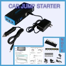 Аккумулятор Зарядное устройство блок питания для ноутбука автомобильный пусковой 12 В портативный мини стартер 2USB автомобильный усилитель для проводов мощность