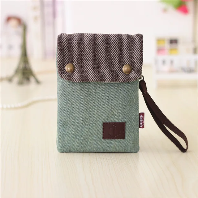 Canvas Denim Women Coin Purse Small Pouch Bags Mini Messenger Bag Canvas Denim Women Coin Purse Small Pouch Bags Mini Messenger Bag Female Bolsas