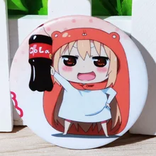 FFFPIN 5,8 cm de dibujos animados Himouto Umaru doma broche japonés hermana broche insignia de anime Pin moneda grande icono de ornamento para mochila