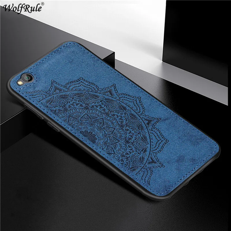

For Cover Xiaomi Redmi Go Case TPU Frame Cloth Fabric Bumper Protective Hard Back Phone Case For Xiaomi Redmi Go Cover Xiomi 5''
