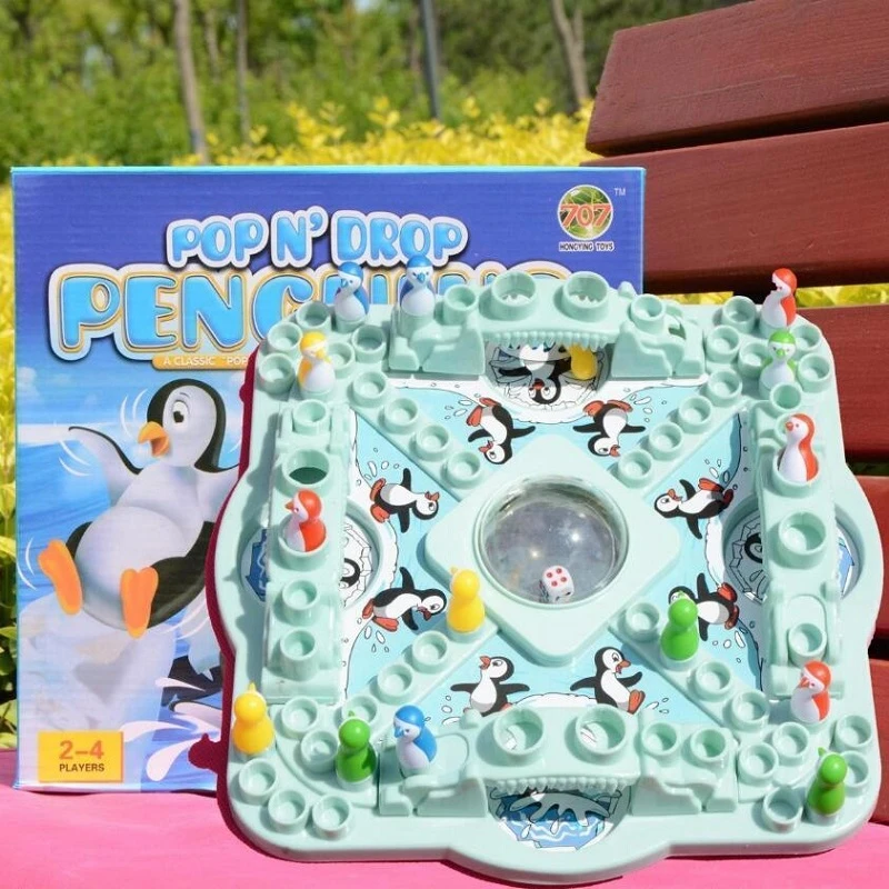 ペンギンの空飛ぶチェス ジャンプするチェス 超大きなサイコロ 親子のインタラクティブな教育玩具 子供のボードゲームパーティーゲーム パーティーゲーム Aliexpress