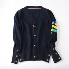 Кашемировый свитер с длинными рукавами, стильный кардиган для пары, вязаный кардиган, женский и мужской свитер