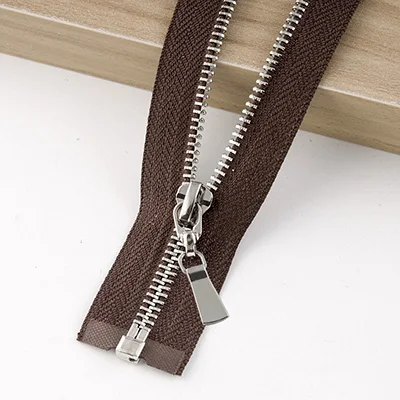 Meetee 1 шт. 85 см 5# металлическая молния открытый конец самофиксирующийся пуховик пальто застежка-молния DIY пошив костюма аксессуары для ремонта одежды ZA010