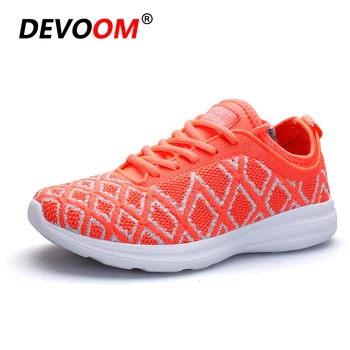 

2018 Fashion Colourful Women Casual Shoes Breathable Mesh+Fabric Top Quality White Bottom Sneaker Shoes Woman Unisex Big Size 42