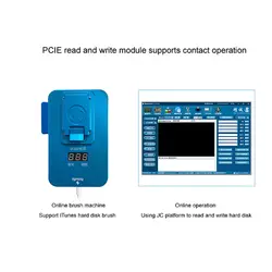 JC Pro1000S PCIE-8 NAND Программист NAND тесты приспособление для iphone 8 P X NAND ошибка ремонт инструмент памяти NAND обновления