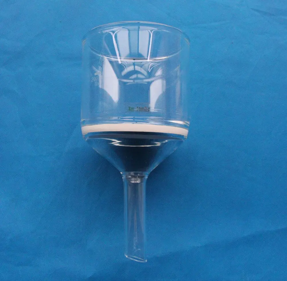 4pcs/lot JA HELY 1000ml 2000ml Glass Buchner funnel filter funnel with