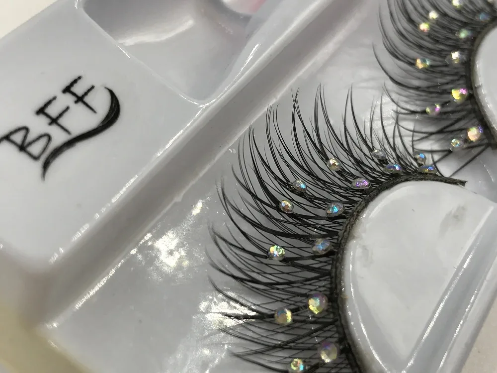 Стразы 15 вилок 3*3 накладные ресницы искусственные не имеют клея!|rhinestone false