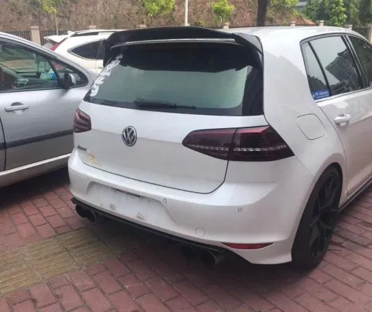 

Roof Wing Aspec style Golf 7 MK7 MK7.5 Car Styling Dry Carbon Fiber Rear Spoiler Lip for Golf 7 Aspec style 2014-UP