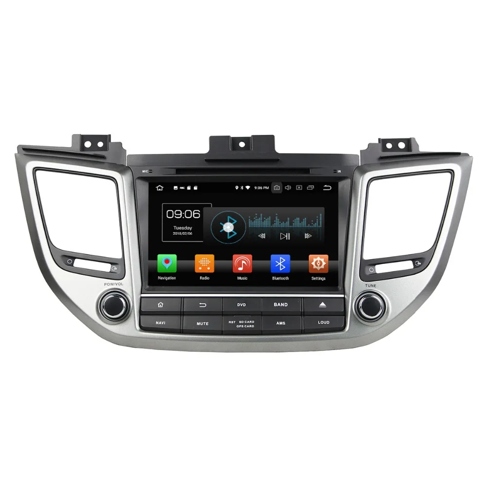 Автомобильный DVD плеер Aotsr Android 8 0 7 1 С GPS навигацией для HY Tucson/IX35 2015 мультимедийный