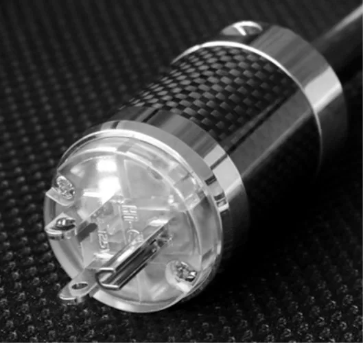 Hi-End carbon fiber US/EU/AU version power plugs