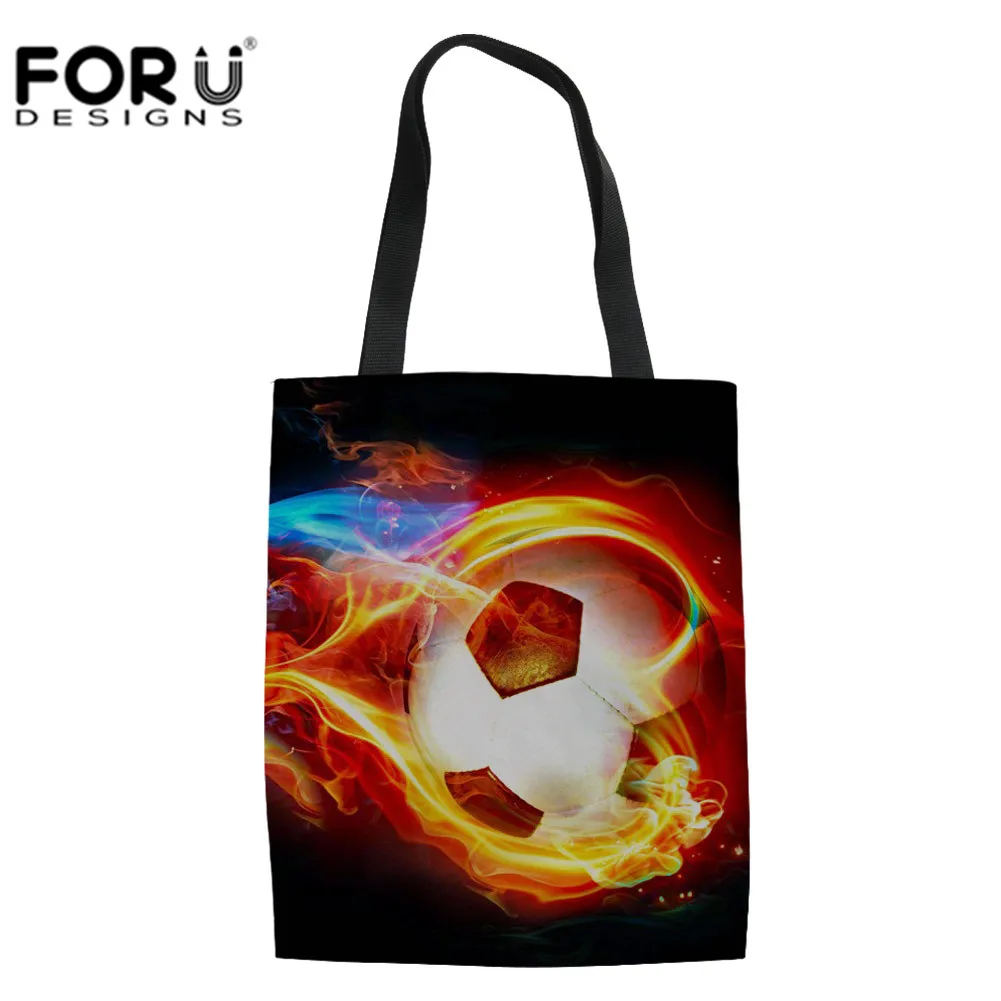 FORUDESIGNS Fire Ball Print School Bag Girl Korean Over Shoulder Bags