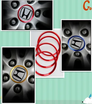 

Car Styling Hub Decorative Sticker For Honda Civic 9 CR-V 4 3 Element 2 HR-V 2 Jazz 3 MDX Pilot 2 WR-V for Accord Accessories