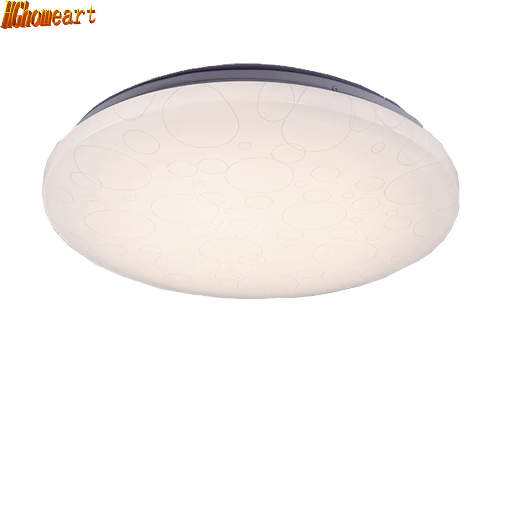 

HGhomeart Modern Simple Round Master Bedroom LED Fashion Ceiling Lamp Ultra-thin Study Children's Room Lighting